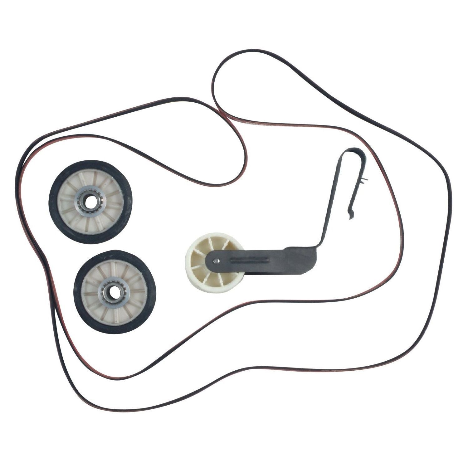 Whirlpool WED4800XQ1 Dryer Belt, Pulley & Roller Repair Kit Replacement