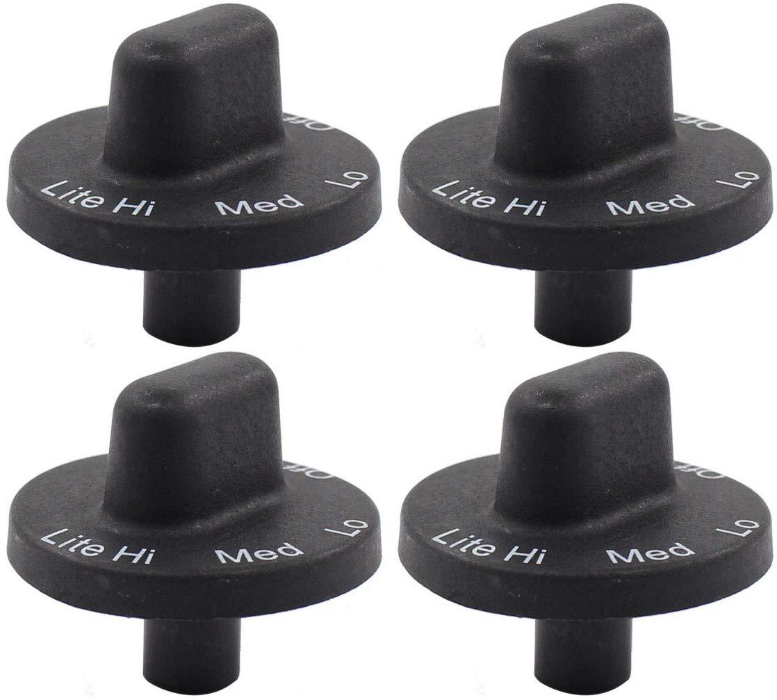 4-Pack Jenn-Air CG206S-C Control Knob Replacement
